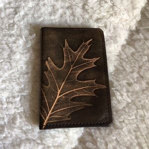 M. W. Barnes Maker English Kipskin Leather Handmade Bi-fold Wallet Card Case